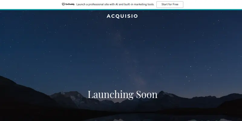 Acquisio AI screenshot