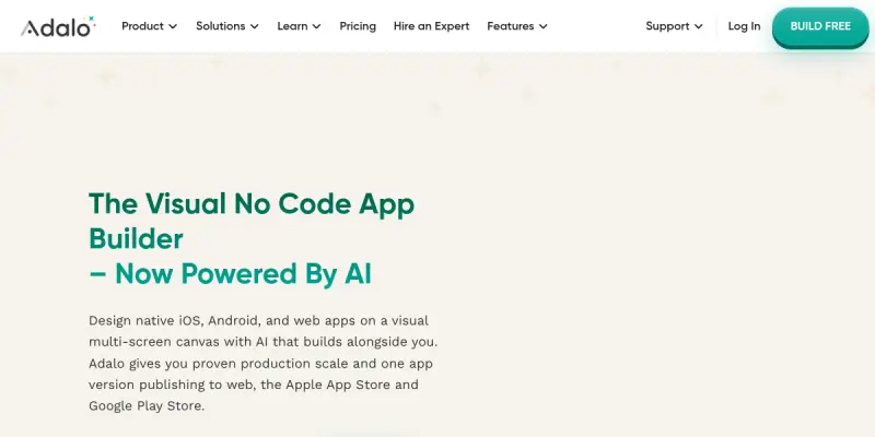 Adalo AI screenshot