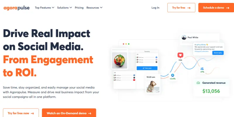 Agorapulse AI screenshot
