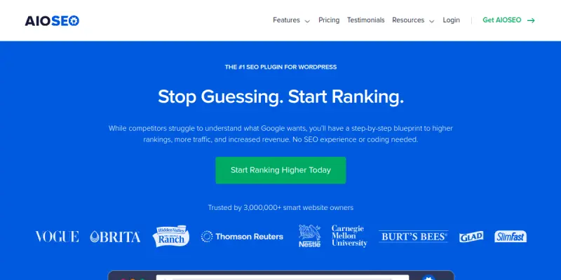 All in One SEO AI screenshot