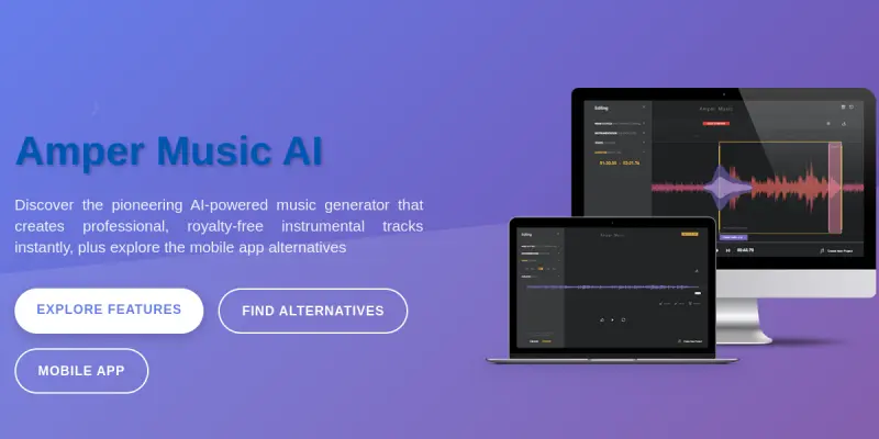Amper Music screenshot