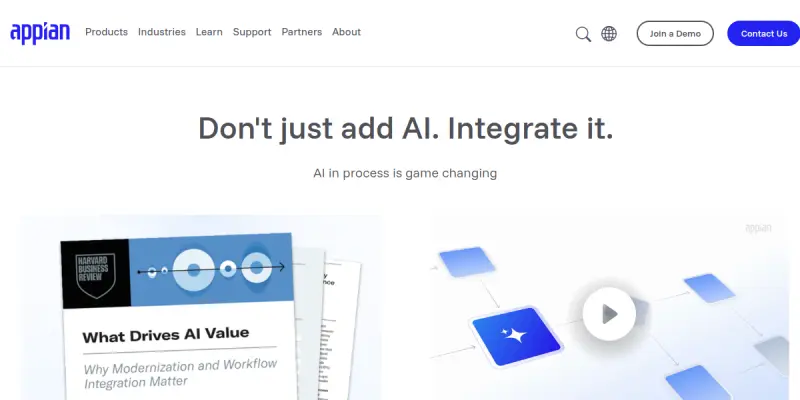 Appian AI screenshot