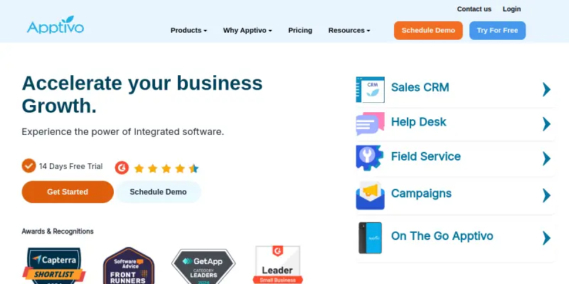 Apptivo AI screenshot