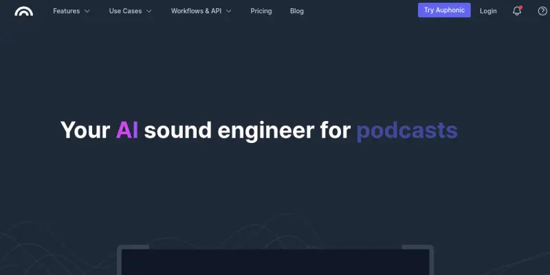 Auphonic screenshot
