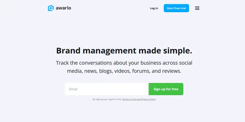 Awario AI screenshot