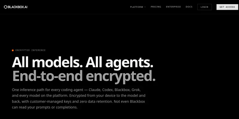 Blackbox AI screenshot