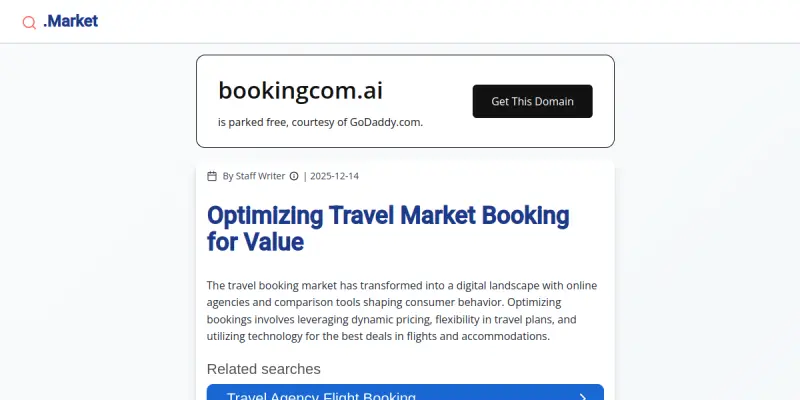 Booking.com AI screenshot