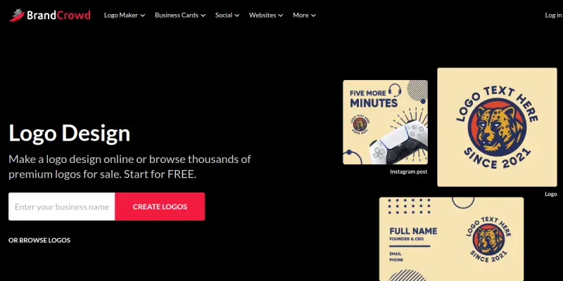 BrandCrowd screenshot