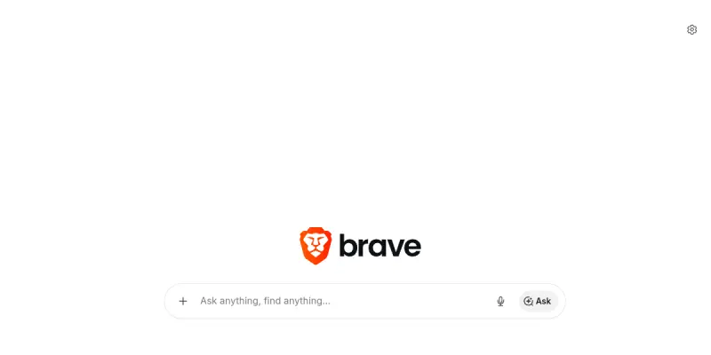 Brave Search AI screenshot