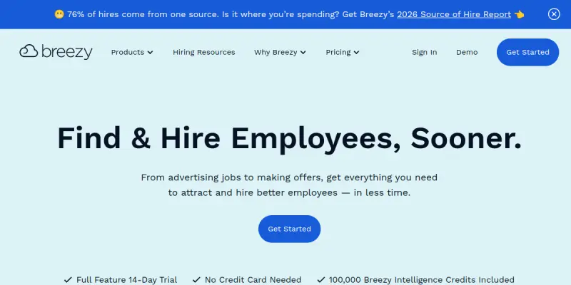 Breezy HR AI screenshot