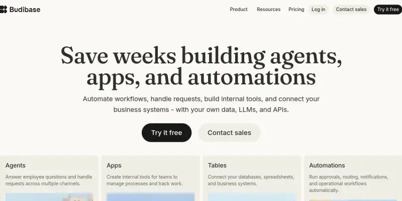Budibase AI screenshot