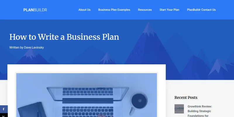 BusinessPlanTemplate AI screenshot