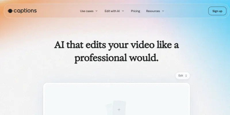 Captions App AI screenshot