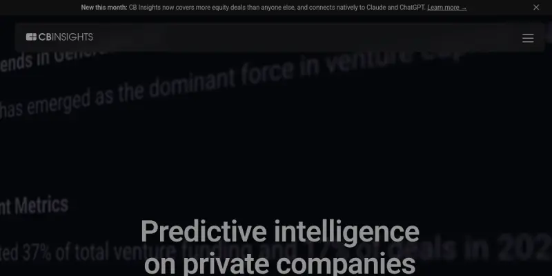 CB Insights AI screenshot