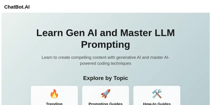 ChatBot screenshot