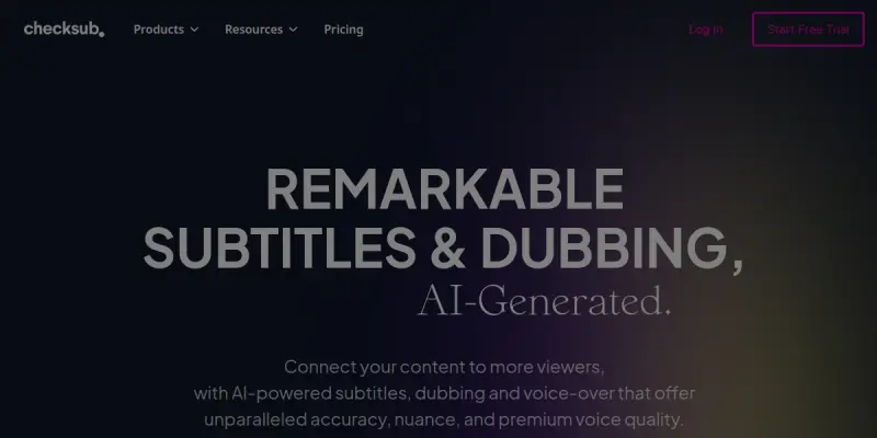 Checksub AI screenshot