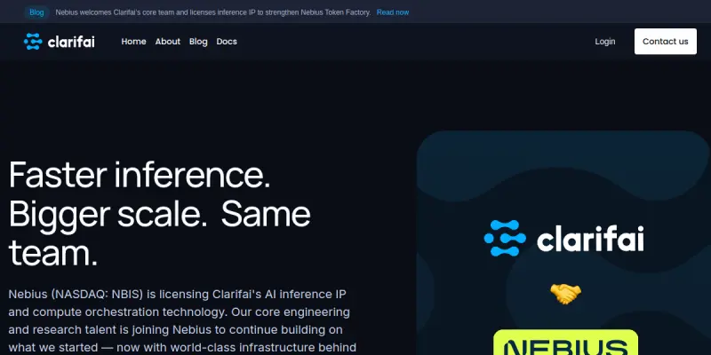 Clarifai AI screenshot