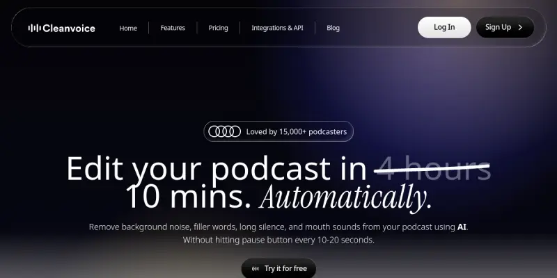 Cleanvoice AI screenshot