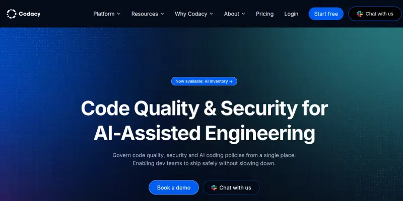 Codacy AI screenshot