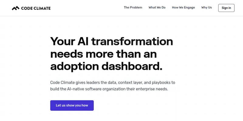 CodeClimate AI screenshot