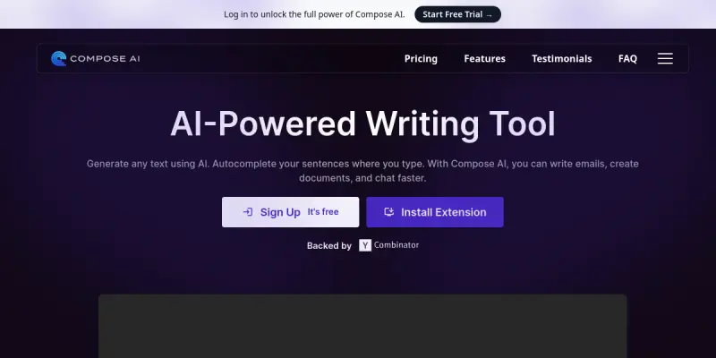 Compose AI screenshot