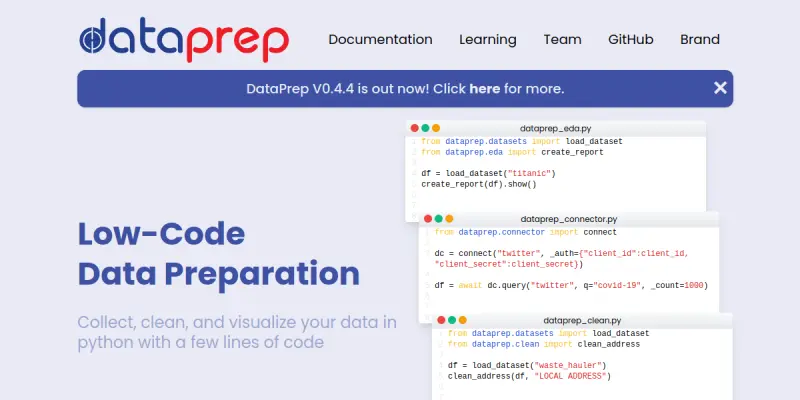 DataPrep AI screenshot
