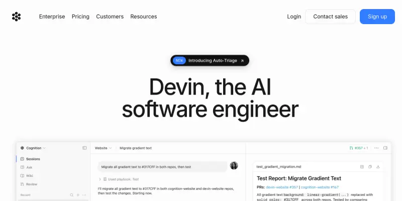 Devin AI screenshot