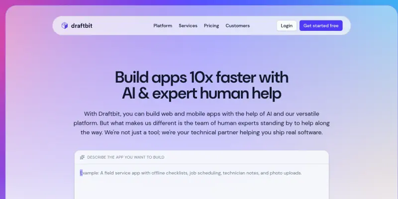Draftbit AI screenshot