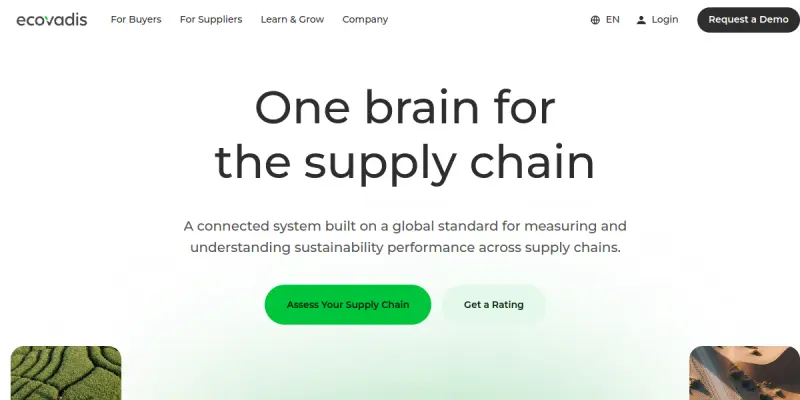 EcoVadis AI screenshot