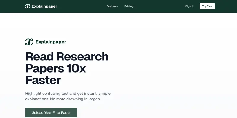 Explain Paper screenshot