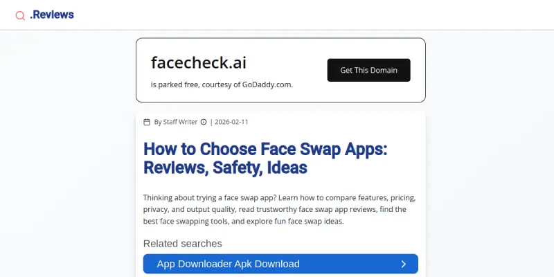 FaceCheck AI screenshot