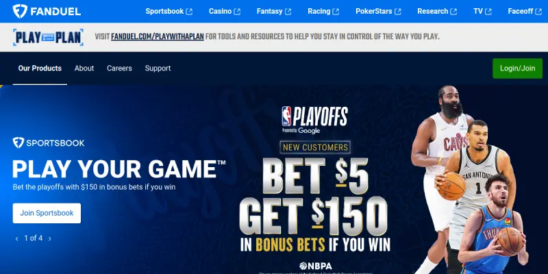 FanDuel AI screenshot