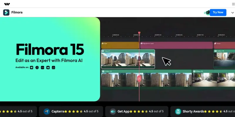 Filmora AI screenshot