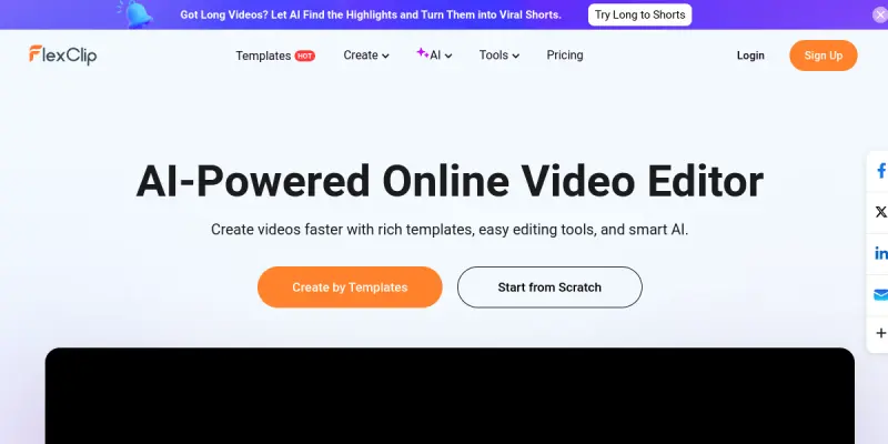 FlexClip screenshot