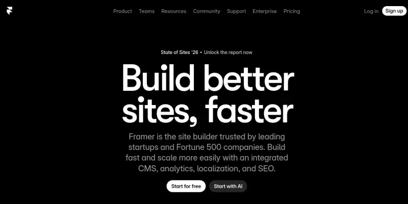 Framer AI screenshot