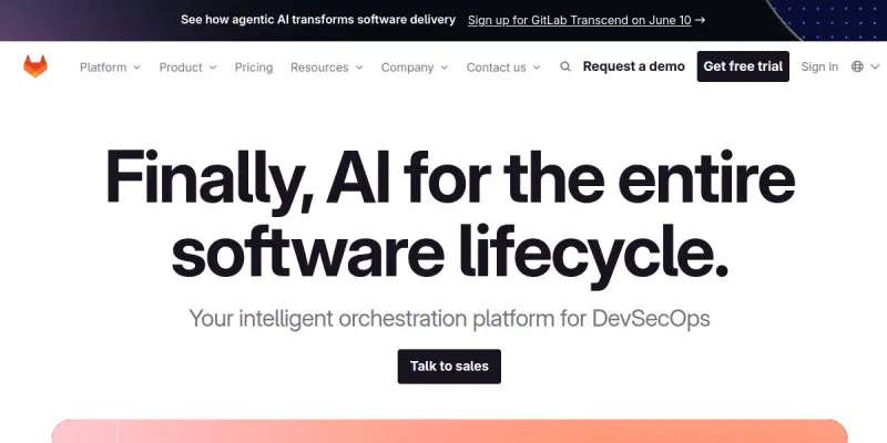 GitLab CI AI screenshot