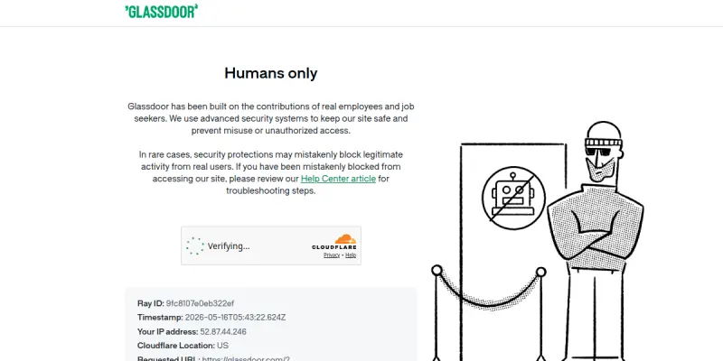 Glassdoor AI screenshot