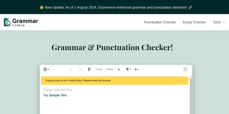Grammar Lookup screenshot