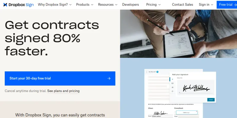 HelloSign AI screenshot