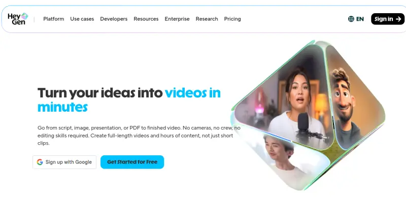 HeyGen screenshot