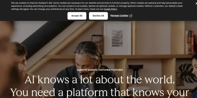 HubSpot AI screenshot