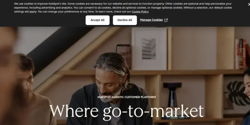 HubSpot CMS AI screenshot