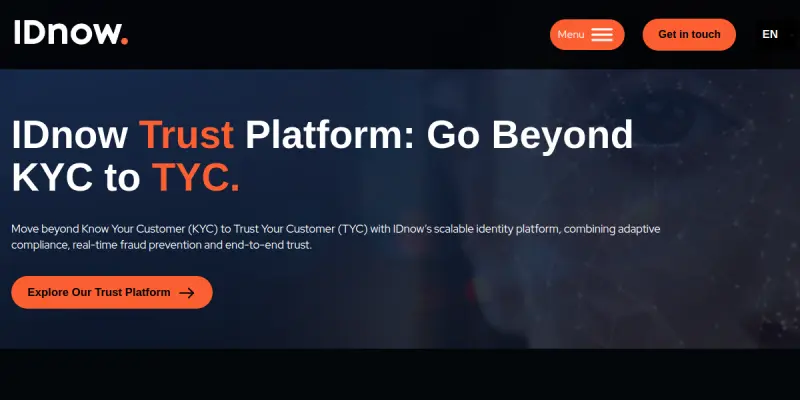 IDnow AI screenshot