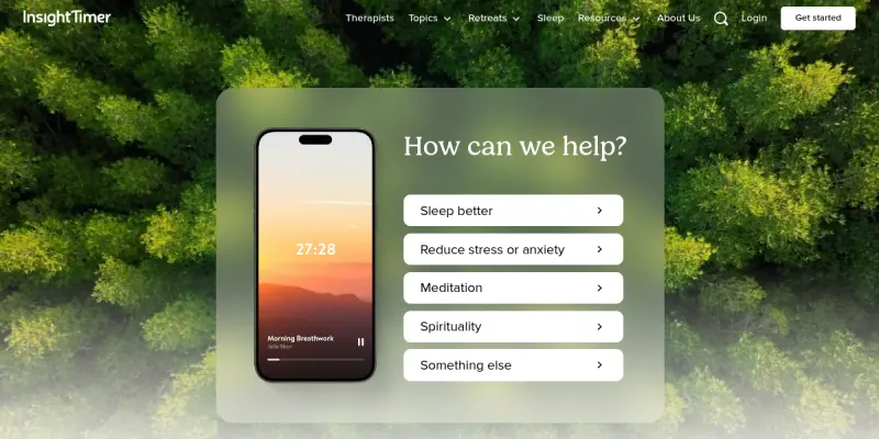Insight Timer AI screenshot