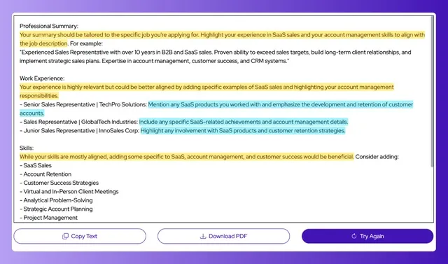 JobsAICopilot screenshot