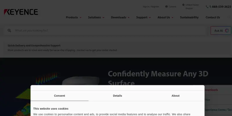 Keyence AI screenshot