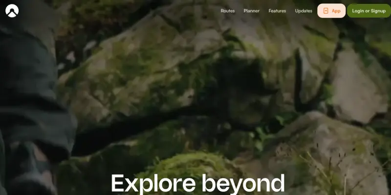 Komoot AI screenshot