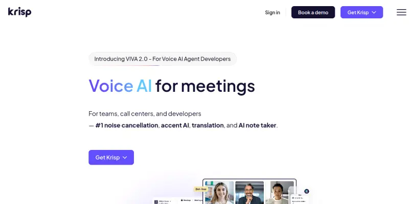 Krisp screenshot