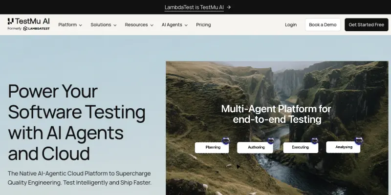 LambdaTest AI screenshot