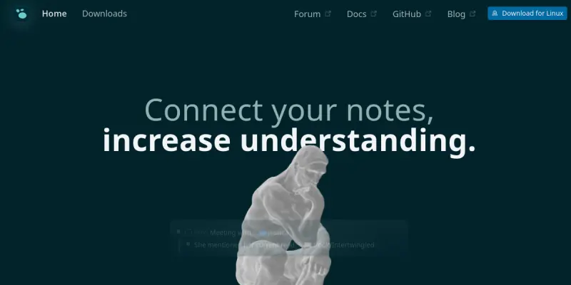 Logseq AI screenshot